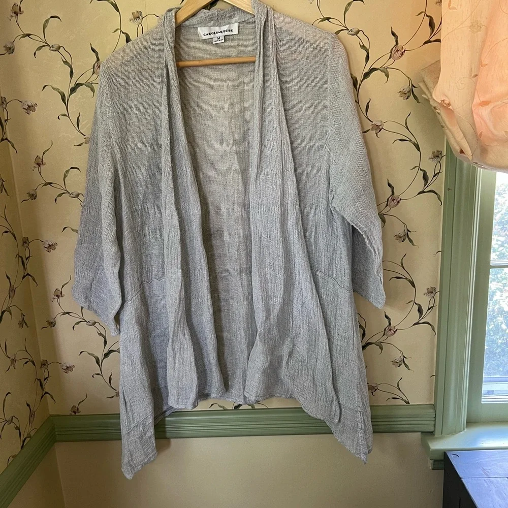 Caroline Rose Linen cardigan